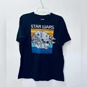 Fifth Sun Star Wars Black Tee with Colorful Graphic